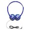 Hamiltonbuhl Kids On-Ear Blue Stereo Headphone, PK3 KIDS-HA2 - alternate 2